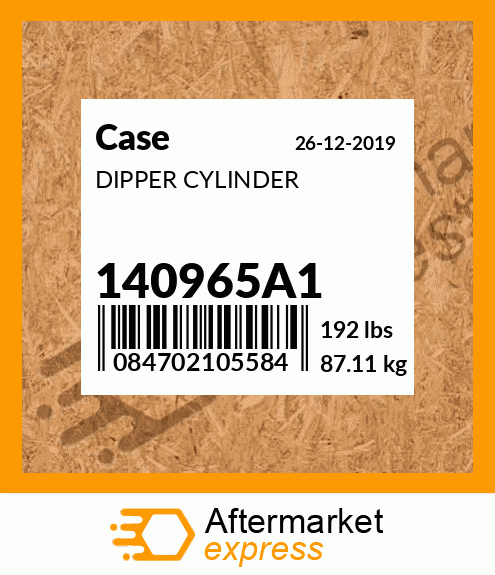 Spare part 140965A1 + DIPPER CYLINDER