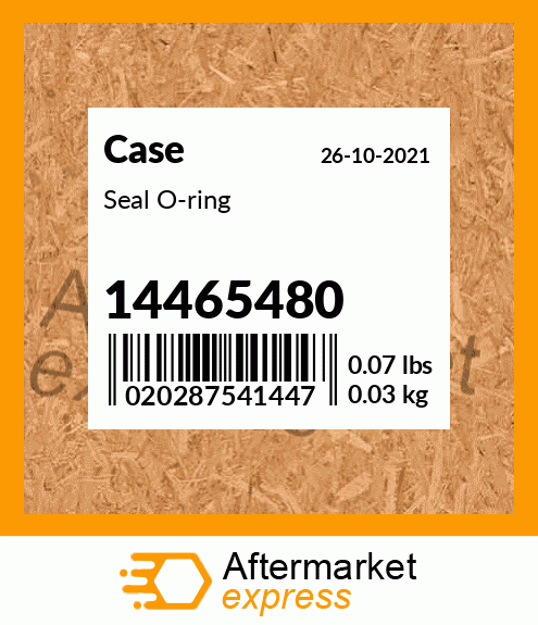 Spare part 14465480 + Seal O-ring