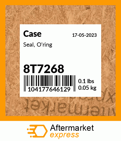 Seal, O'ring 8T7268