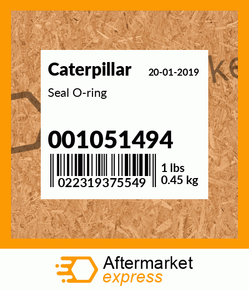 Seal O-ring 001051494