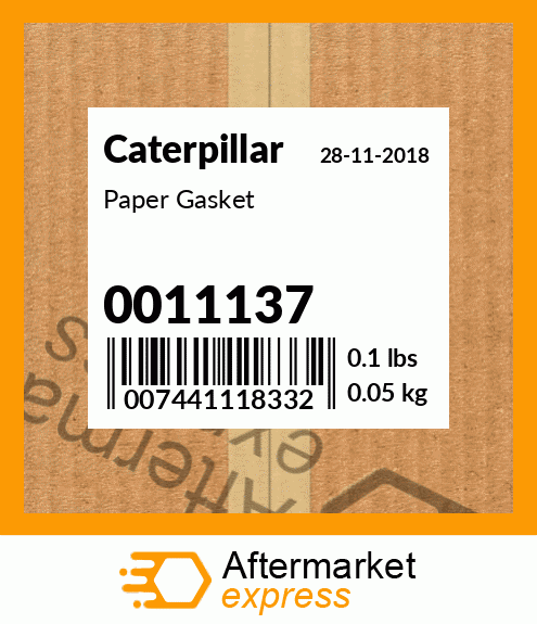 Paper Gasket 0011137