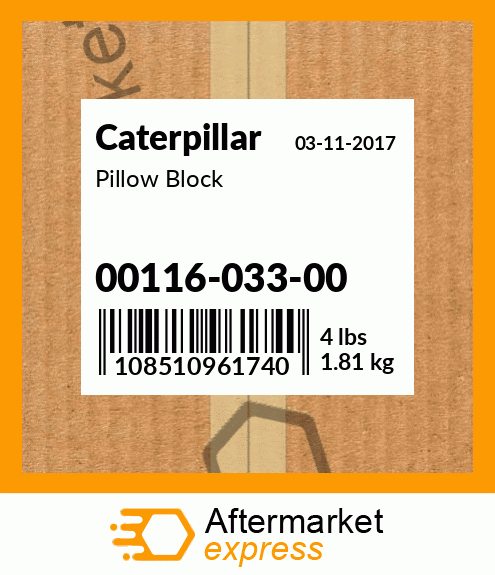 Pillow Block 00116-033-00
