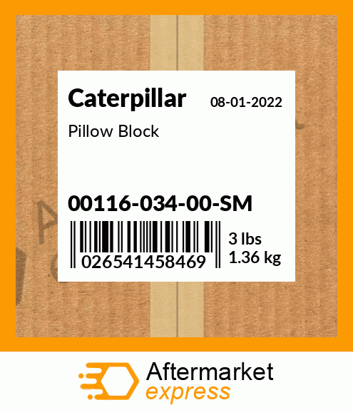 Pillow Block 00116-034-00-SM