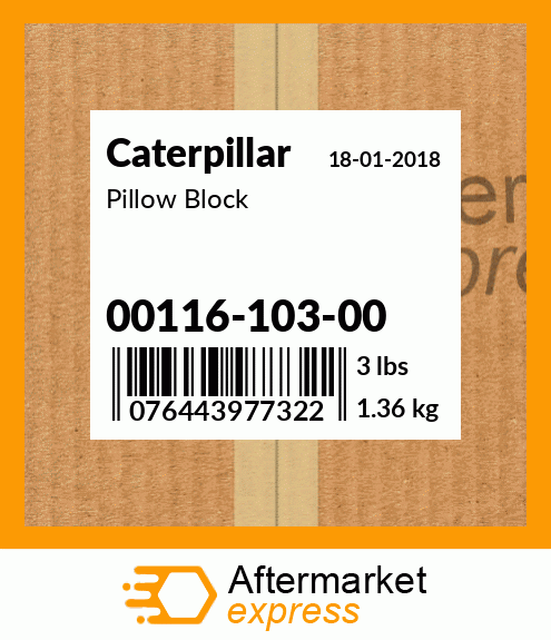 Pillow Block 00116-103-00