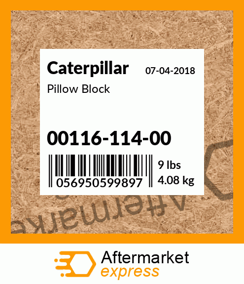 Pillow Block 00116-114-00