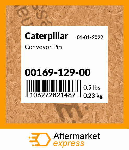 Conveyor Pin 00169-129-00