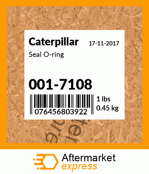Seal O-ring 001-7108