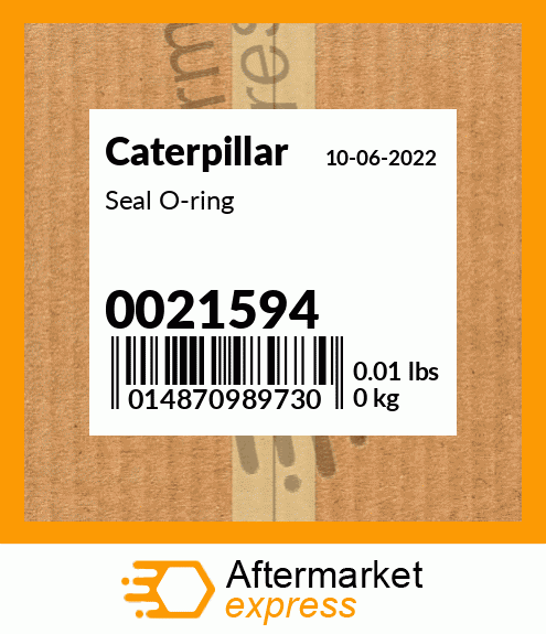 Seal O-ring 0021594