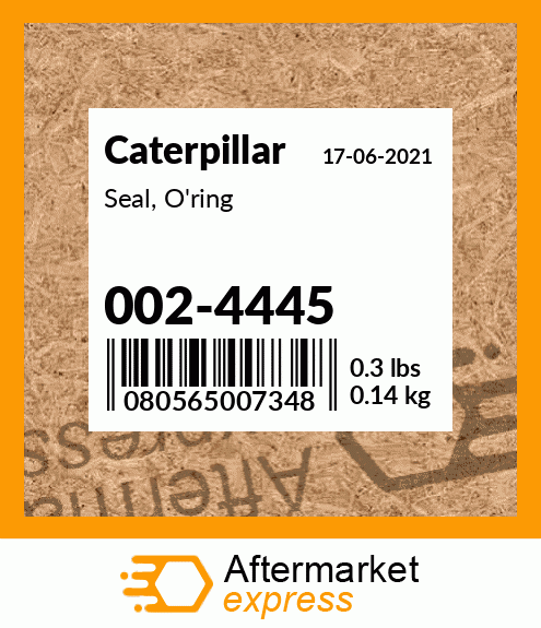 Seal, O'ring 002-4445