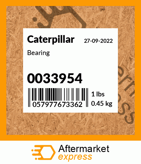 Bearing 0033954