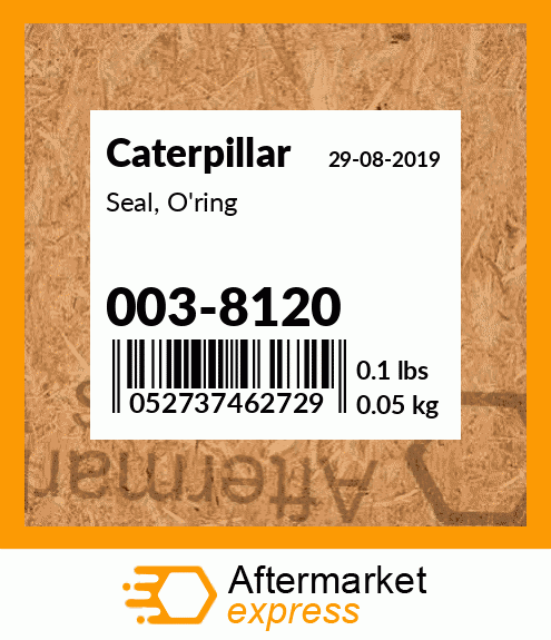 Seal, O'ring 003-8120