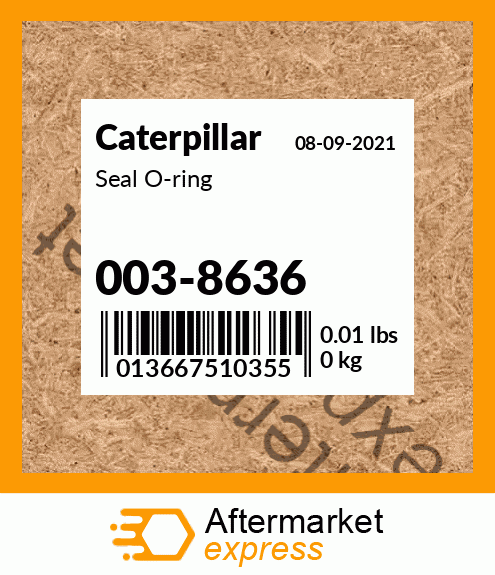 Seal O-ring 003-8636