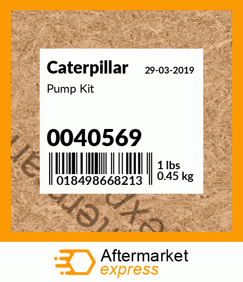 Pump Kit 0040569