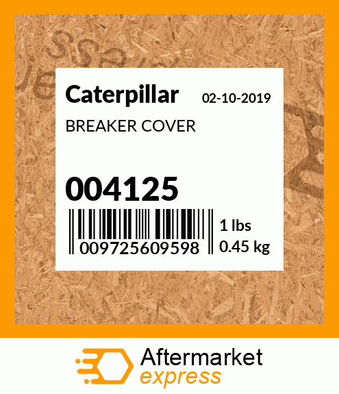 BREAKER COVER 004125