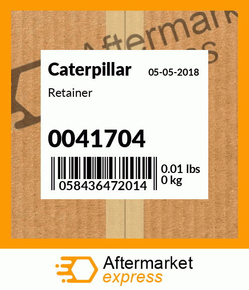 Retainer 0041704