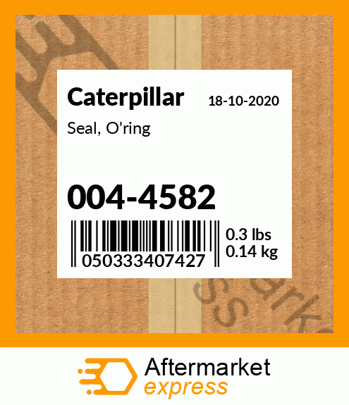 Seal, O'ring 004-4582