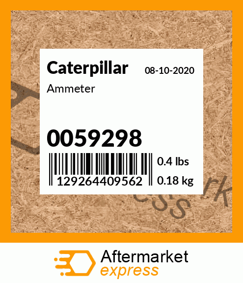 Ammeter 0059298