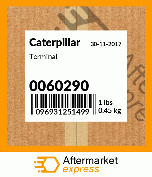 Spare part 0060290 + Terminal