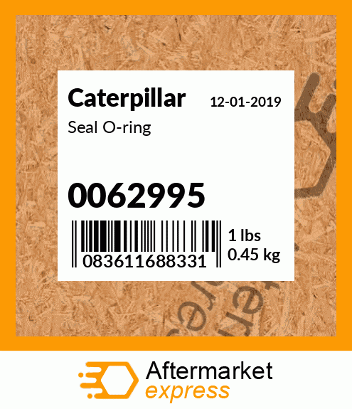 Seal O-ring 0062995