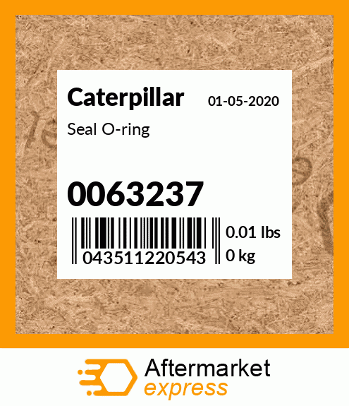Seal O-ring 0063237