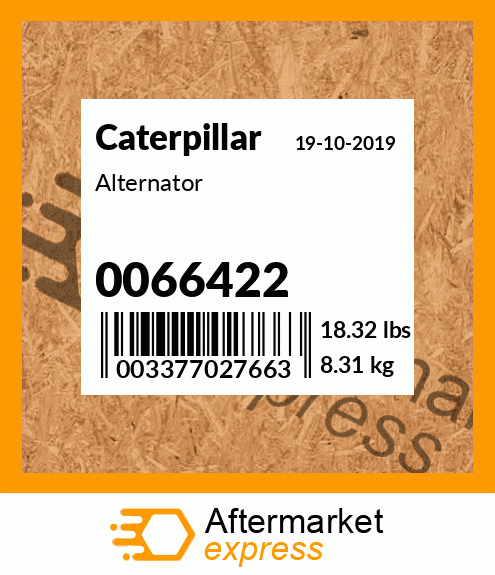 Alternator 0066422