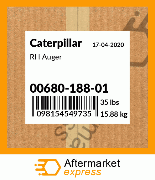 RH Auger 00680-188-01