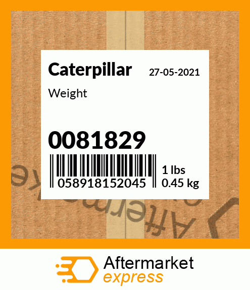 Weight 0081829