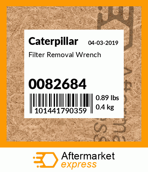 Filter Removal Wrench 0082684