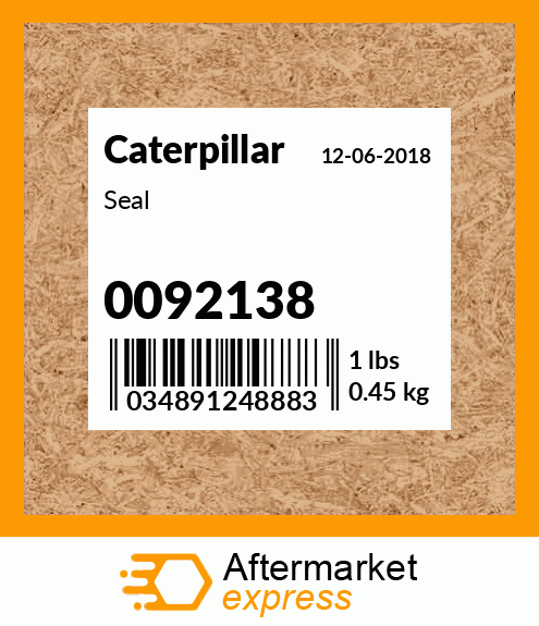 Spare part 0092138 + Seal