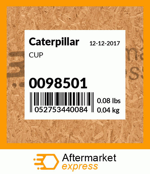 CUP 0098501