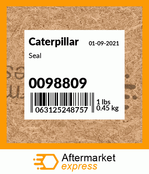 Spare part 0098809 + Seal