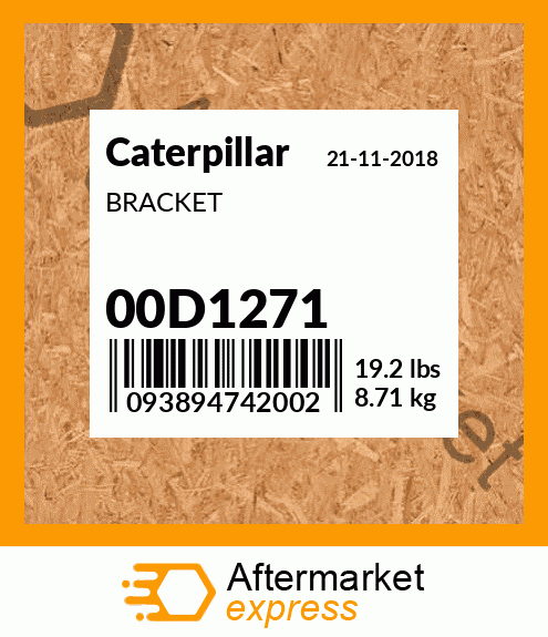 Spare part 00D1271 + BRACKET