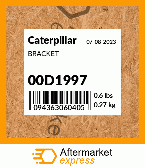 Spare part 00D1997 + BRACKET