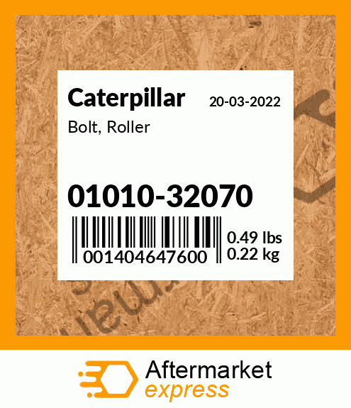 Bolt, Roller 01010-32070