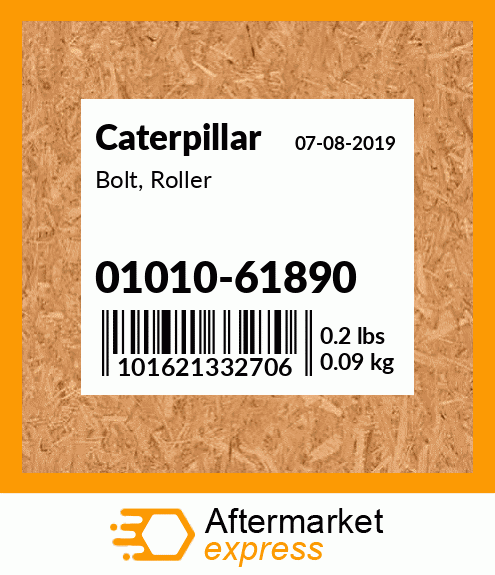 Bolt, Roller 01010-61890