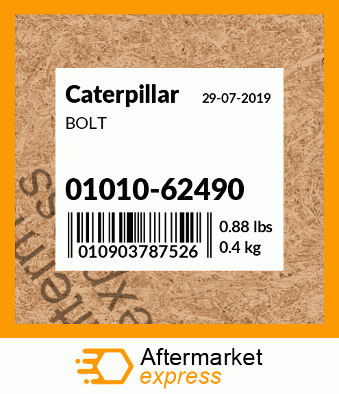 BOLT 01010-62490