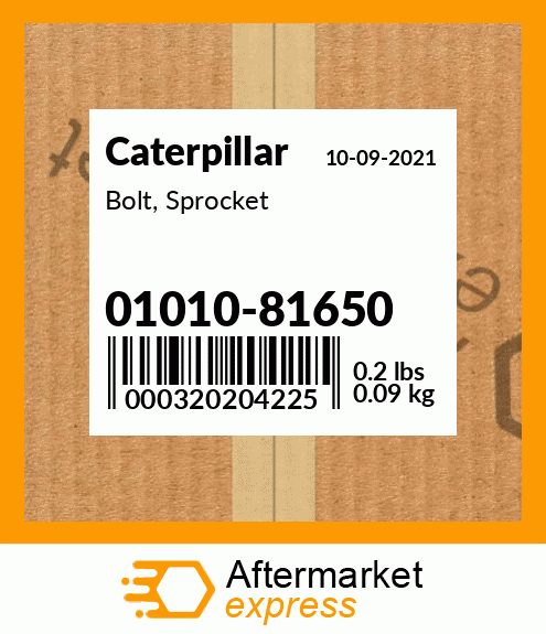 Bolt, Sprocket 01010-81650