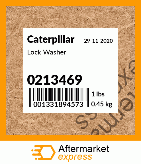 Spare part 0213469 + Lock Washer