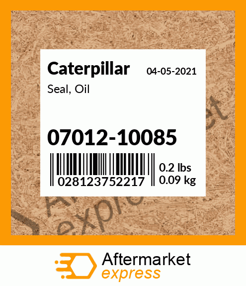 Seal, Oil 07012-10085
