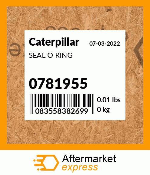 SEAL O RING 0781955