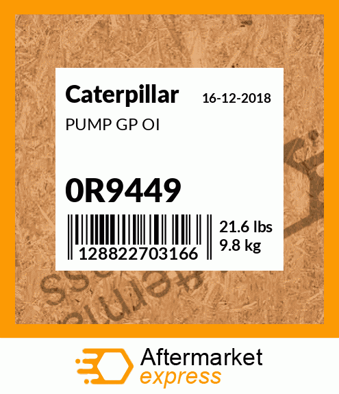 PUMP GP OI 0R9449