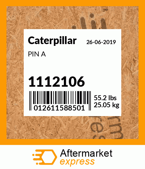 Caterpillar Pin 1112106 for sale online