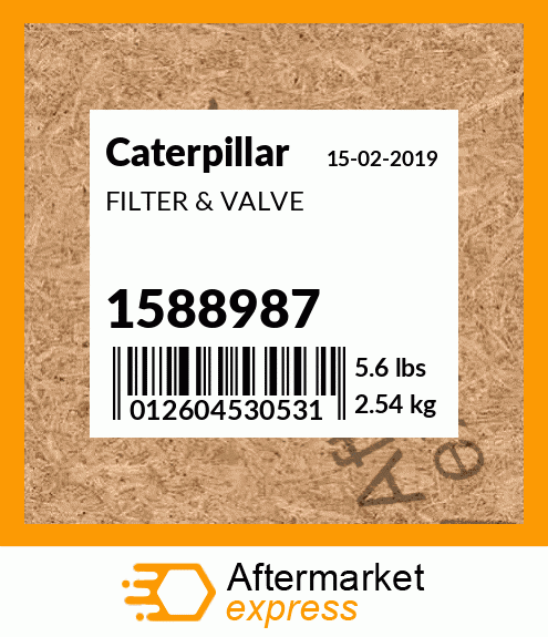 FILTER & VALVE 1588987