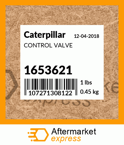 CONTROL VALVE 1653621