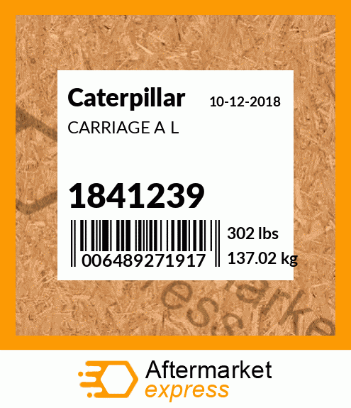 CARRIAGE A L 1841239
