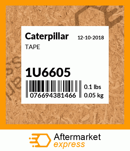 CATERPILLAR TAPE 1U6605