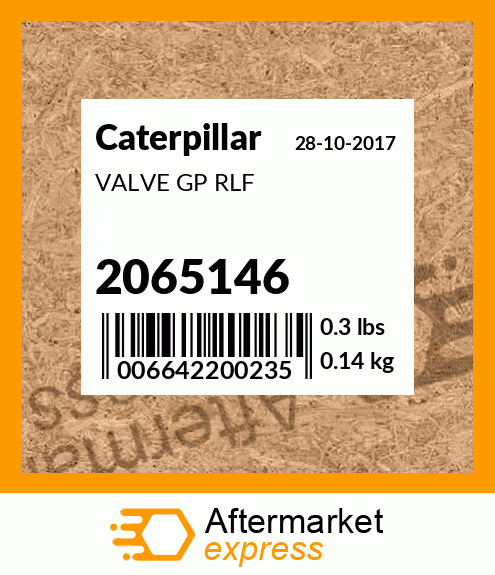 VALVE GP RLF 2065146