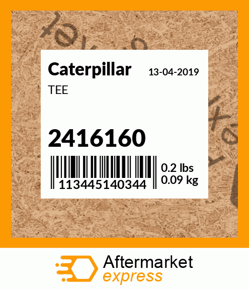241-6160 2416160 Caterpillar Tee