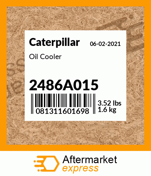 Oil Cooler 2486A015
