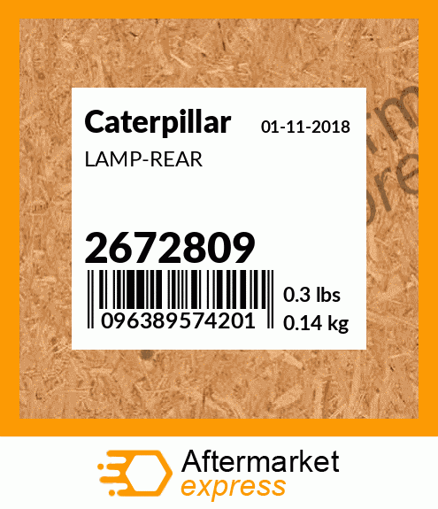 4265377 - LAMP-REAR LENS fits Caterpillar | Price: $6.78
